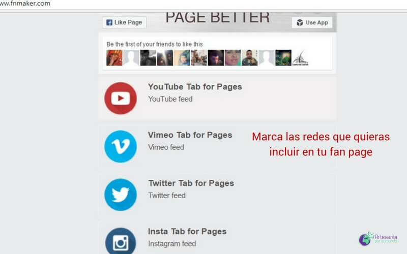 marcar redes fnmaker