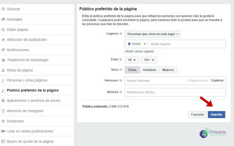 público favorito fan page